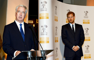 Defence Secretary and Prince Harry Award Gold to Supportive Employers