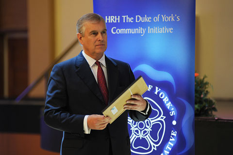 Charity Receives Duke of York Community Initiative Award