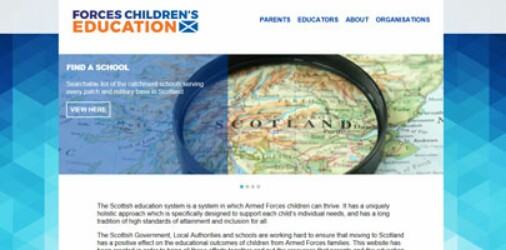 Website Launched For Service Families In Scotland