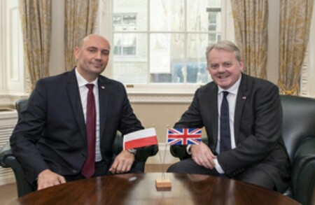 UK And Polish Defence Ministers Hold First Meeting