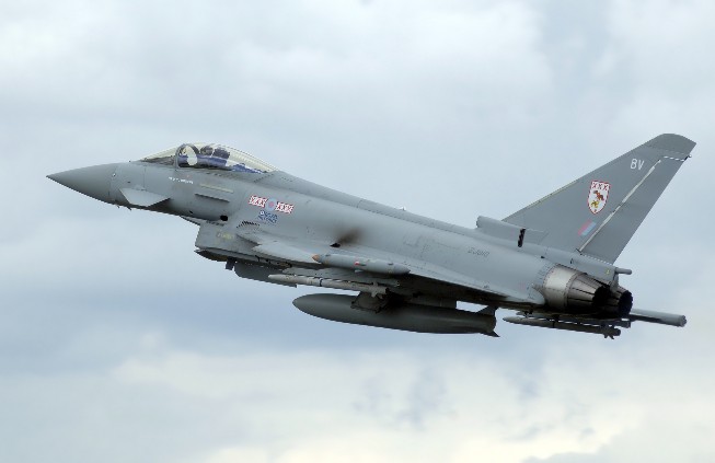 Typhoons Investigate Russians Over Black Sea