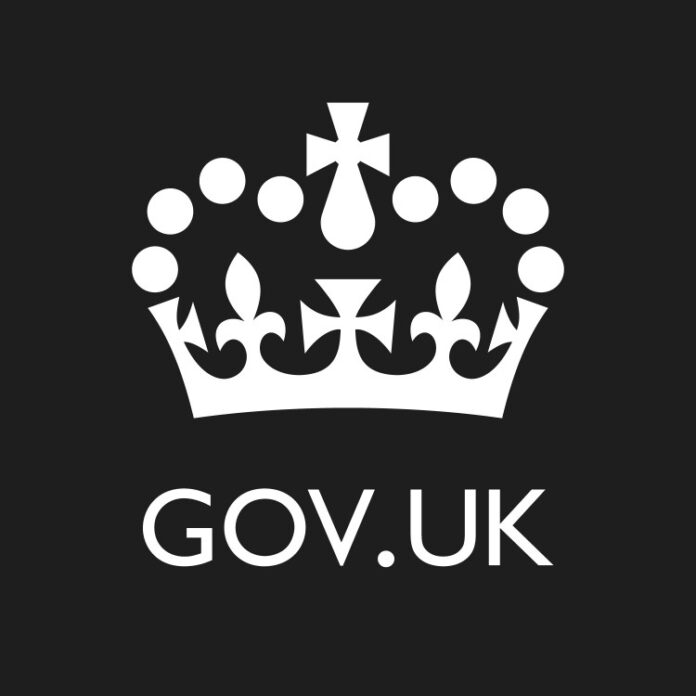 Crown emblem above the text 