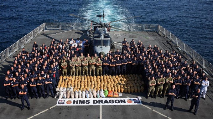 Royal Navy Warship In Major Gulf Drugs Bust