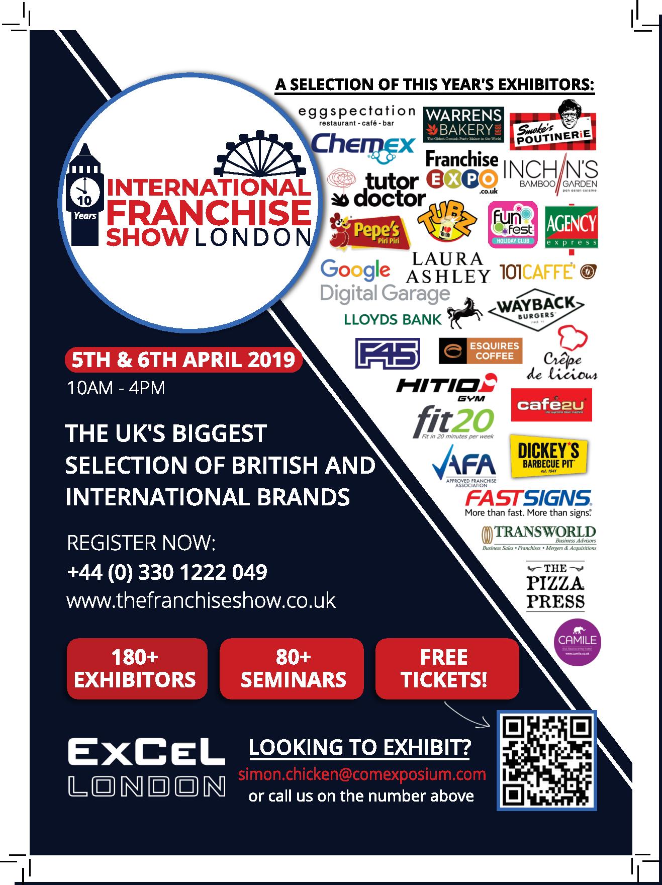 Are You Attending The International Franchise Show London 2019?