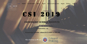 Criminology Summer Institute Openings Available For July 2019