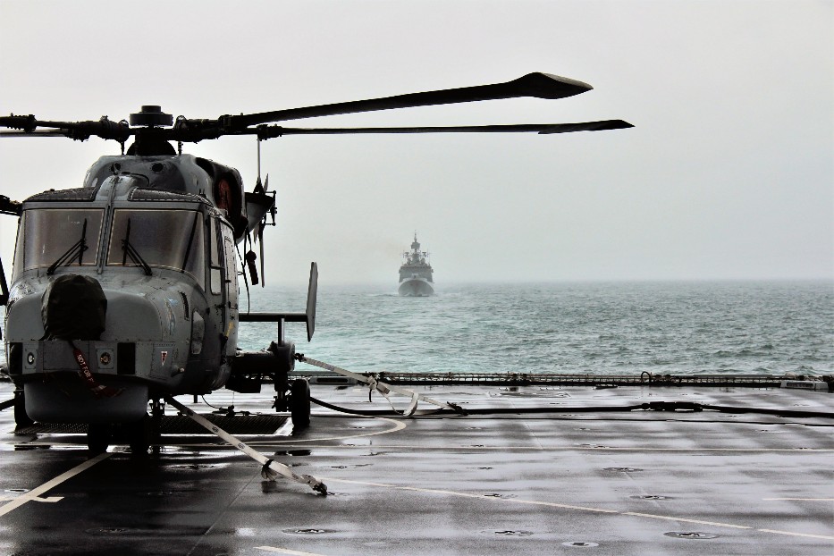 British And Indian Navies Join Forces
