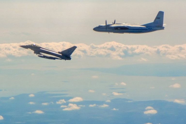 Typhoons Intercept Russian Military Aircraft