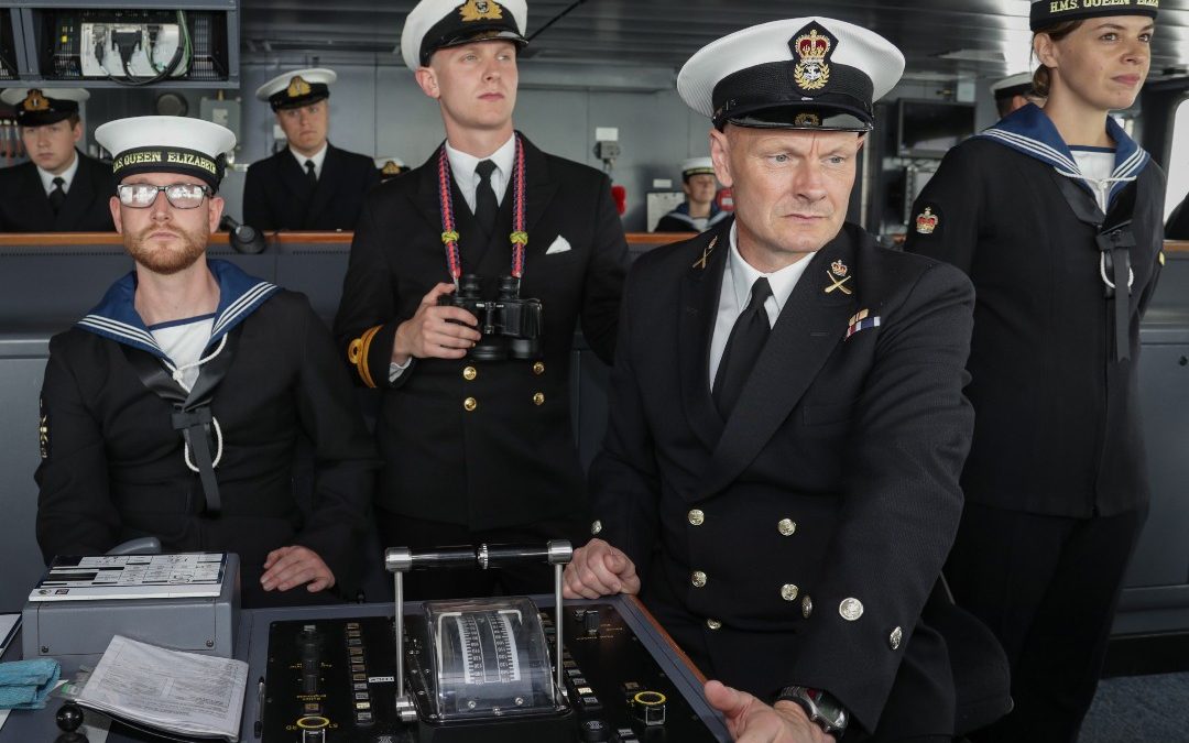 HMS Queen Elizabeth Sails To US For Fighter Trials