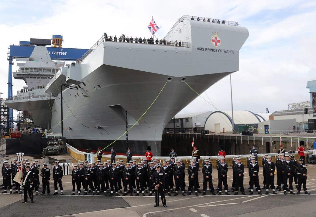 Portsmouth Prepares For Second Aircraft Carrier
