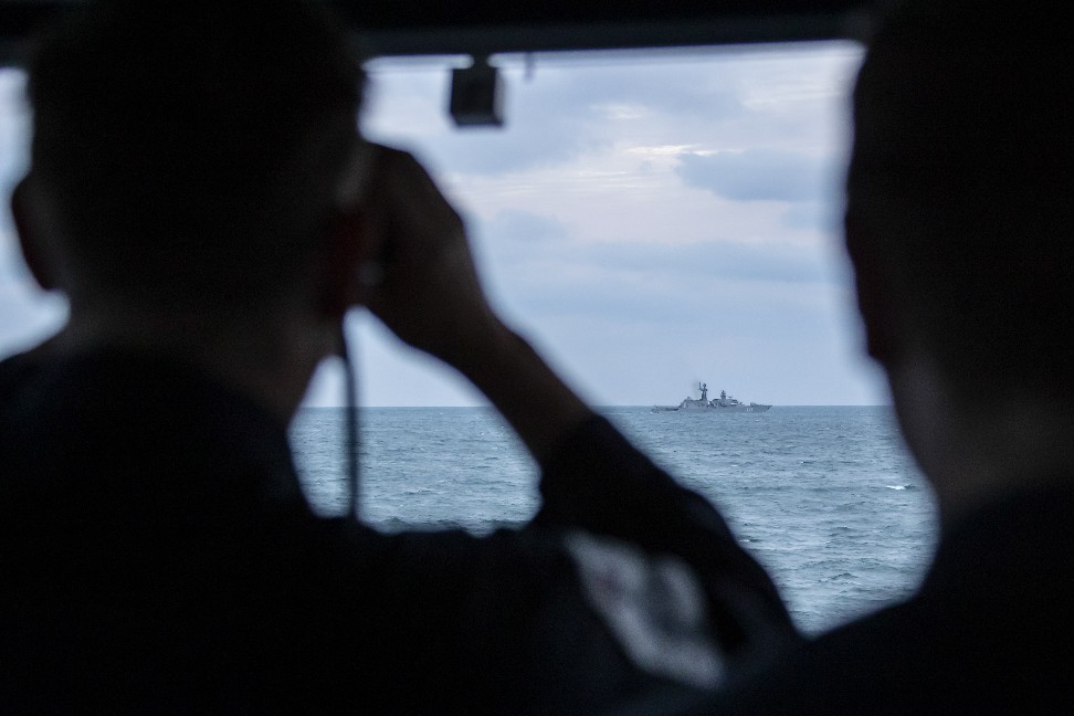 Royal Navy Keeps Watch On Russian Task Group