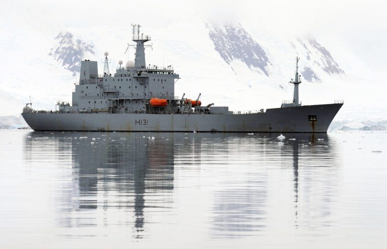 HMS Scott Provides Search Support