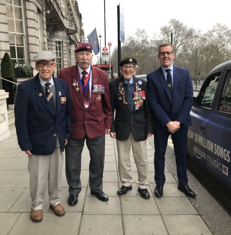 RAF Club Hosts Taxi Veterans