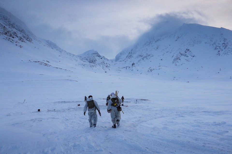 UK Personnel Deploy On Arctic Warfare Exercise