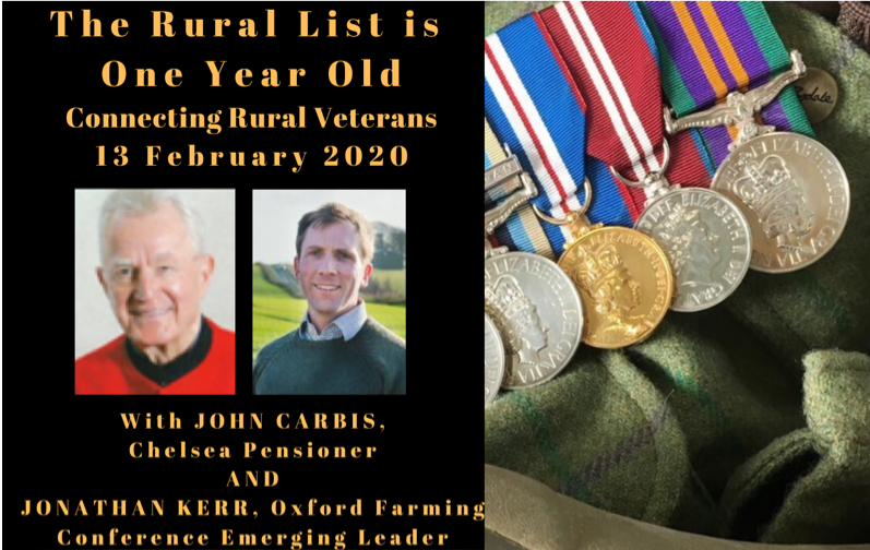 The Rural List – Connecting Rural Veterans – 13 February 2020