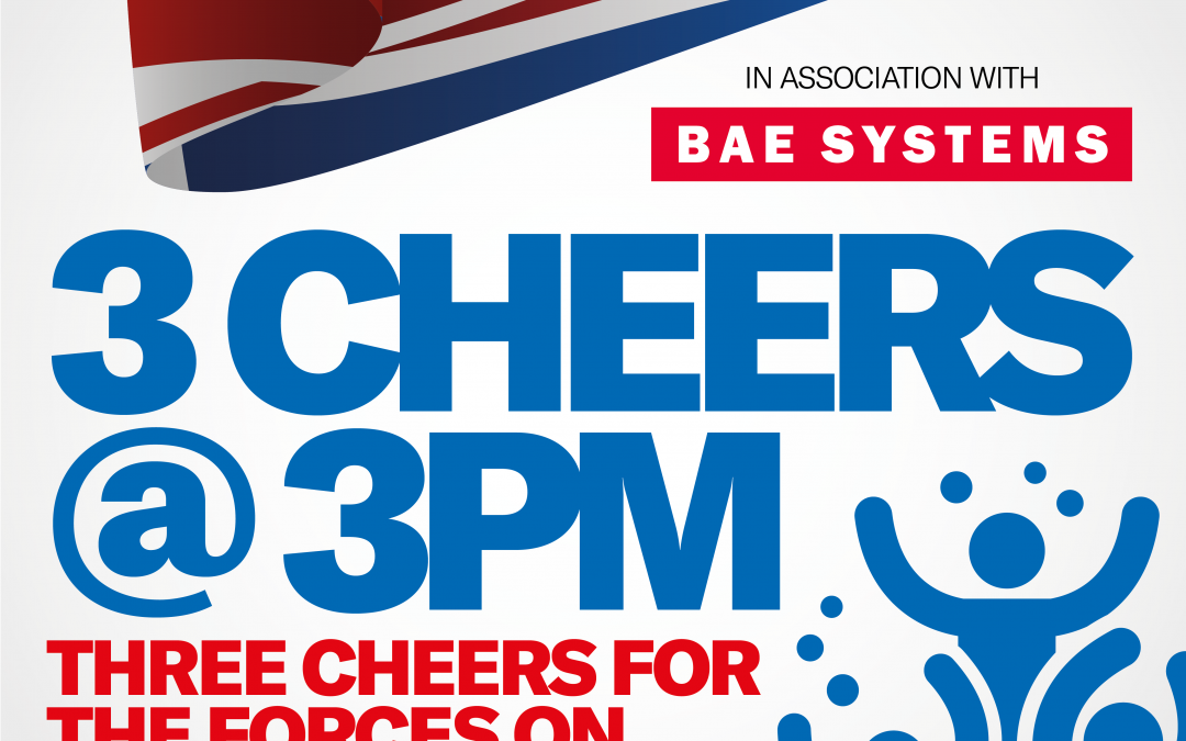 “3 Cheers At 3” – A Campaign To Show Support To Our Troops On Armed Forces Day 2020