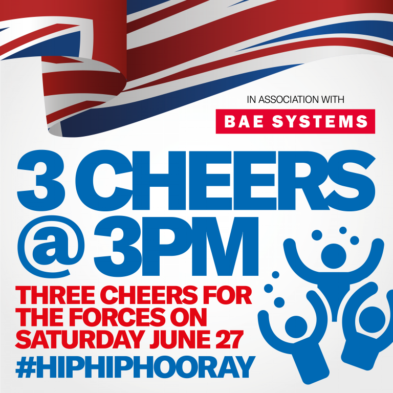 “3 Cheers At 3” – A Campaign To Show Support To Our Troops On Armed Forces Day 2020