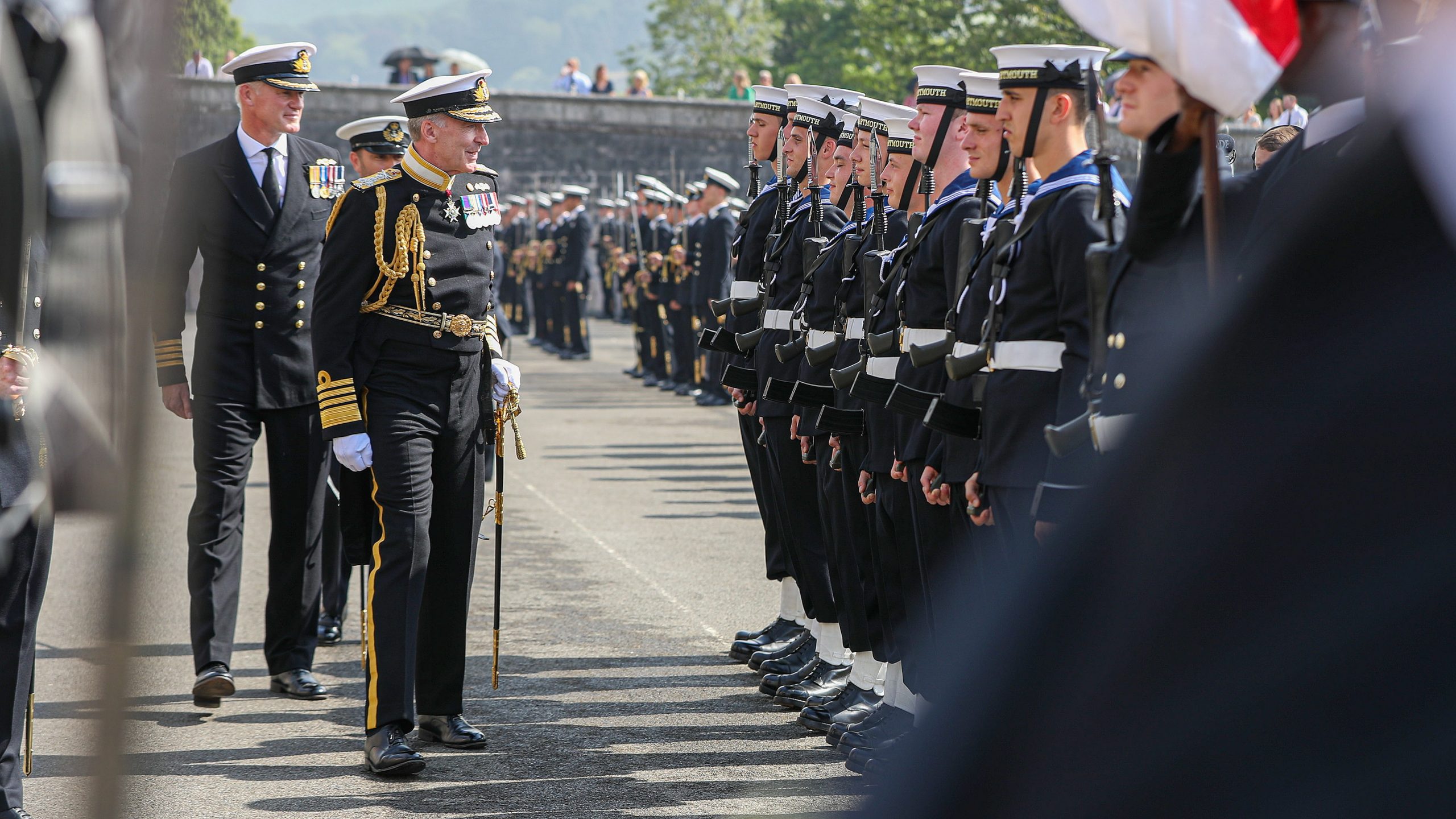 Sailors And Officers Appear In Same Pass Out Parade For First Time In History Of The Royal Navy