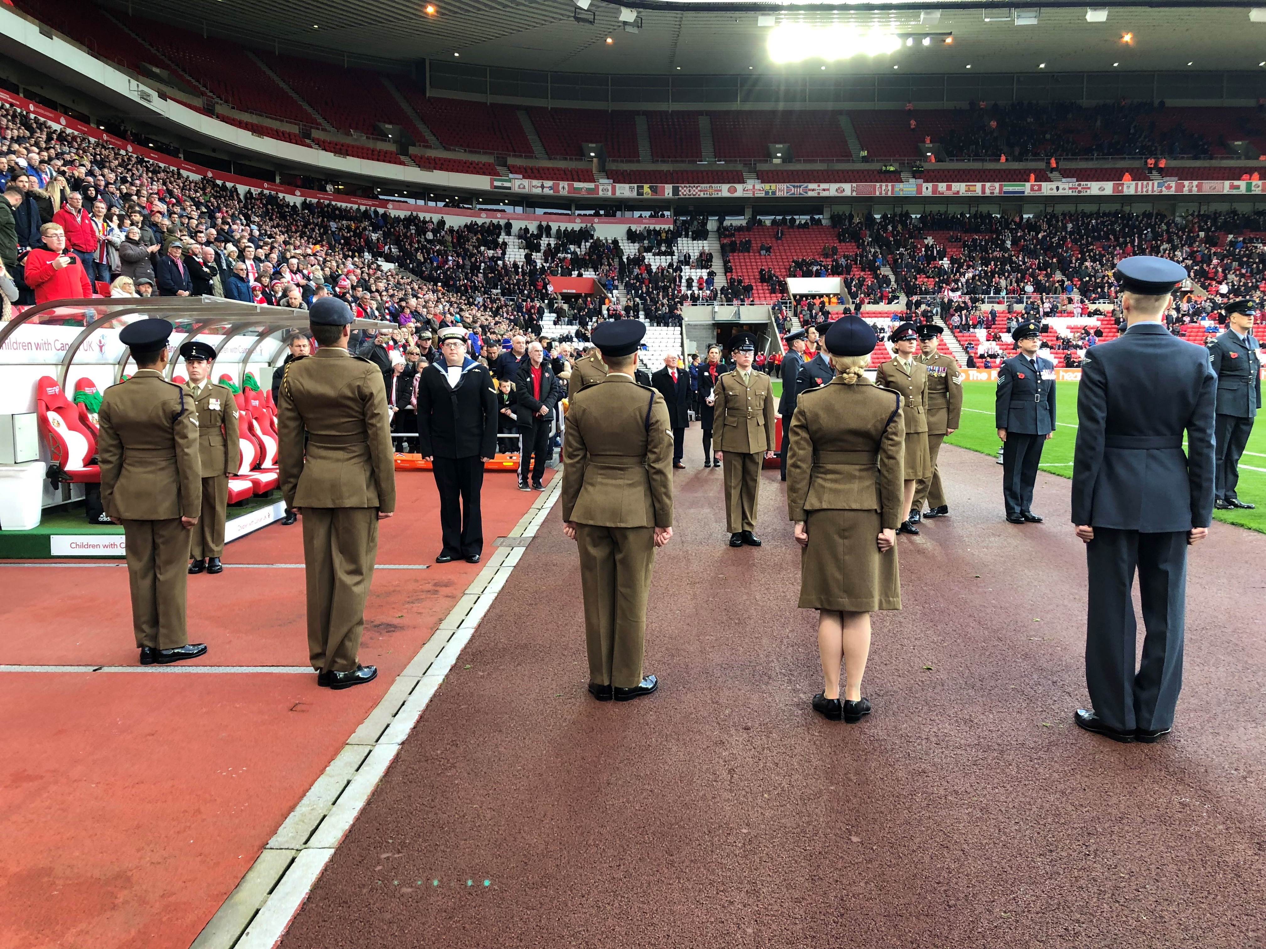 Silver Award For Sunderland AFC Thanks To Support Provided To Military Community
