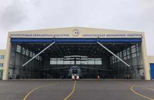 Royal Air Force A400M Showcased In Kazakhstan
