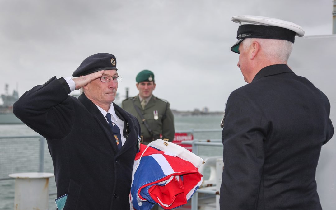 HMS Bristol Holds Decommissioning Ceremony