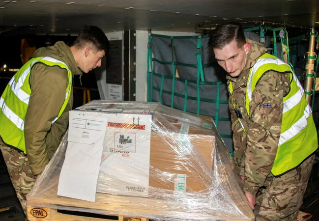 Royal Navy And RAF Combine Efforts To Deliver Vaccines To World’s Most Remote Overseas Territory