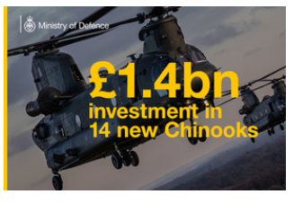 £1.4-Billion Modernised Chinook Fleet