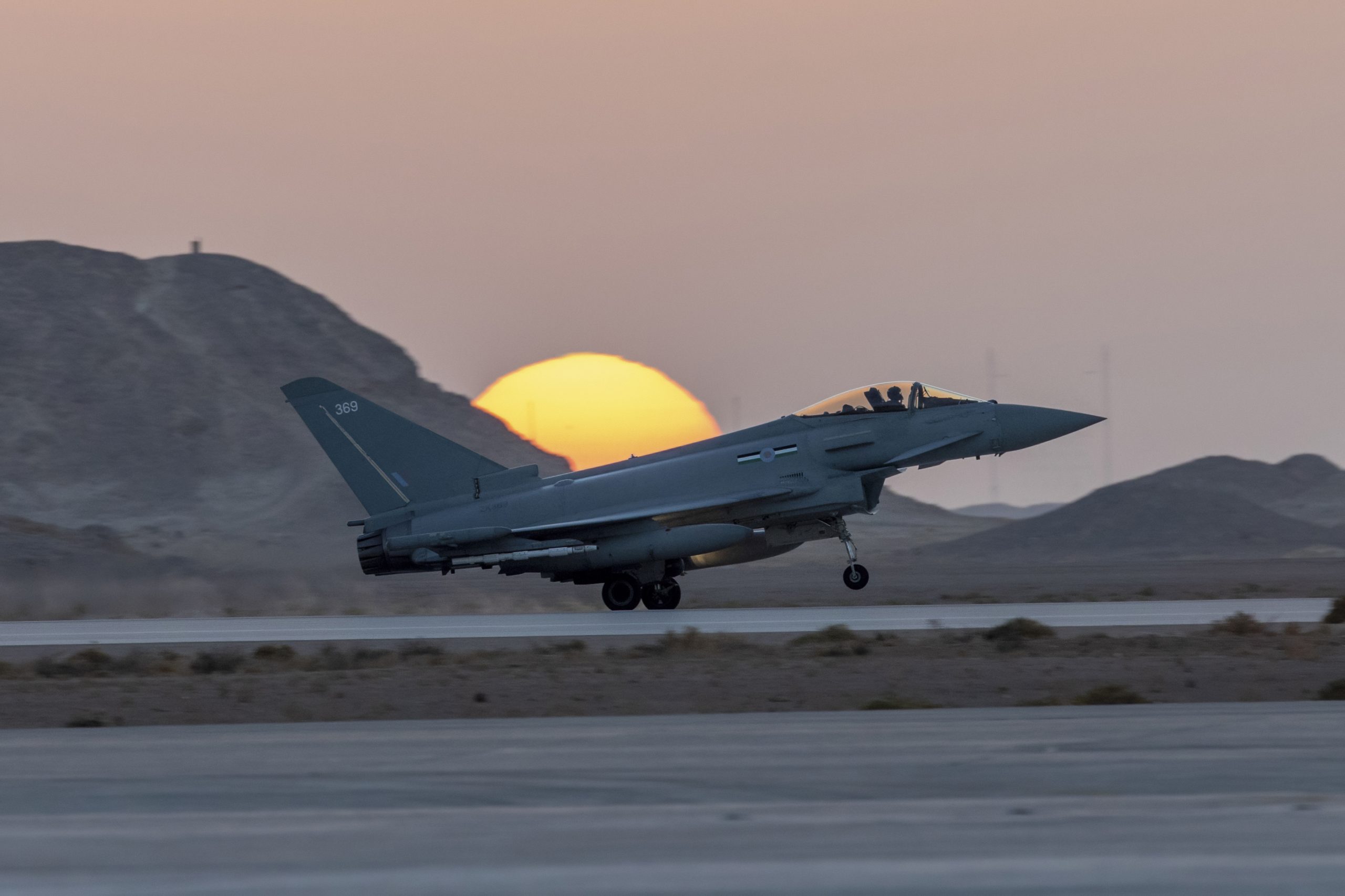 Royal Air Force Jets Arrive In Oman For Major Desert Exercise
