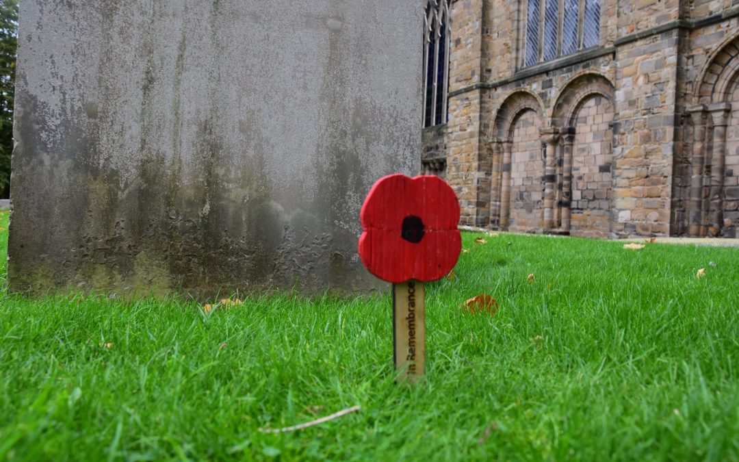 Veterans Create Over 100 Matchstick Poppies To Mark Remembrance Day