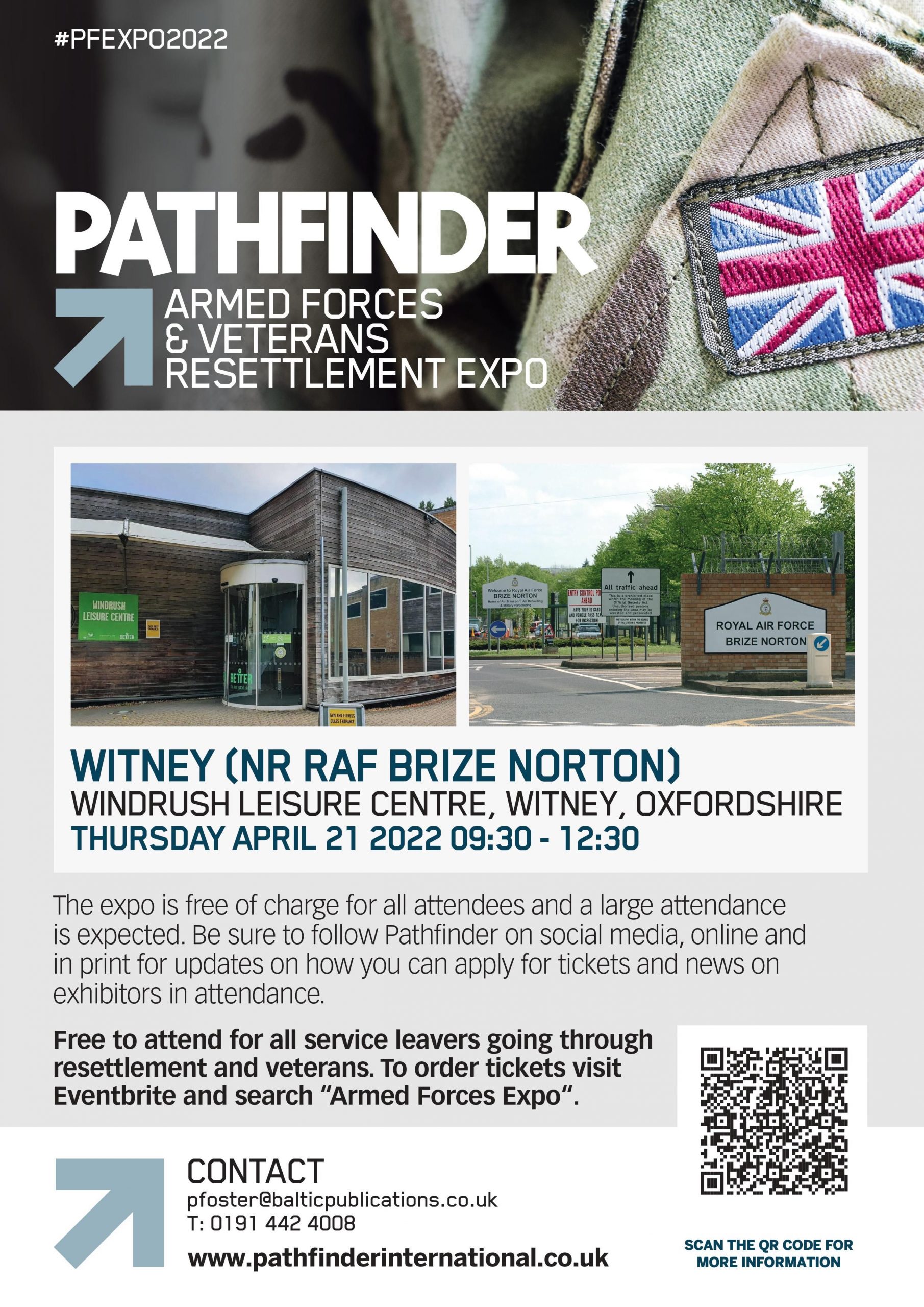 Armed Forces & Veterans Resettlement Expo April 2022, Witney (RAF Brize Norton): First Set Of Exhibitors Announced
