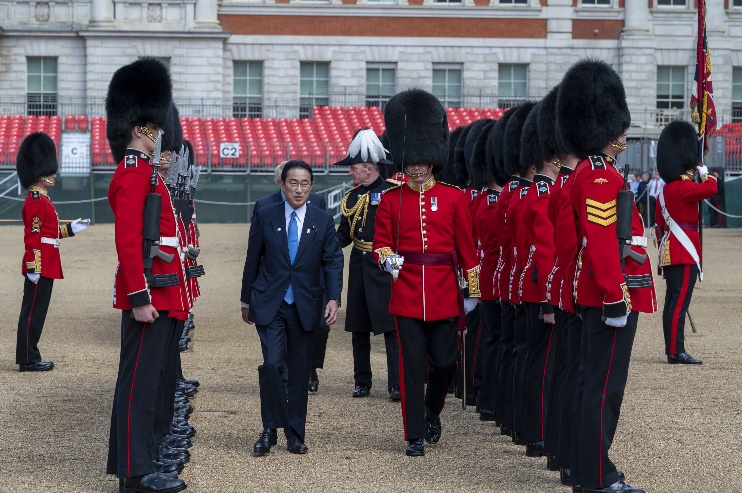 Guard Of Honour For Prime Minister Of Japan
