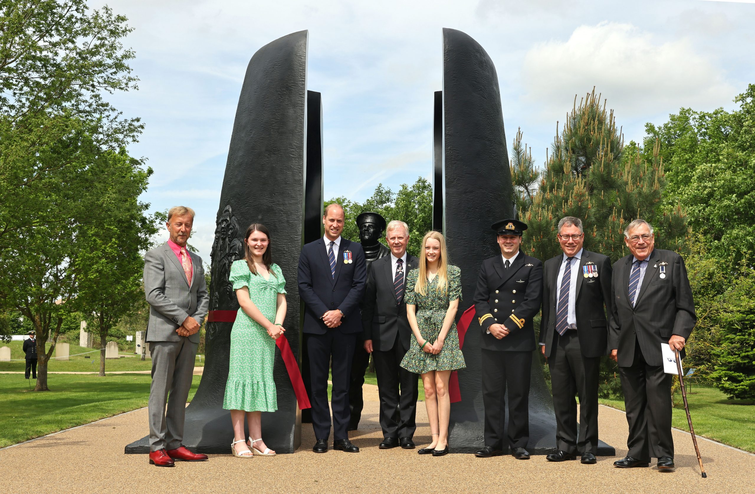 Duke Of Cambridge Unveils Stunning New Monument In Tribute To Submariners