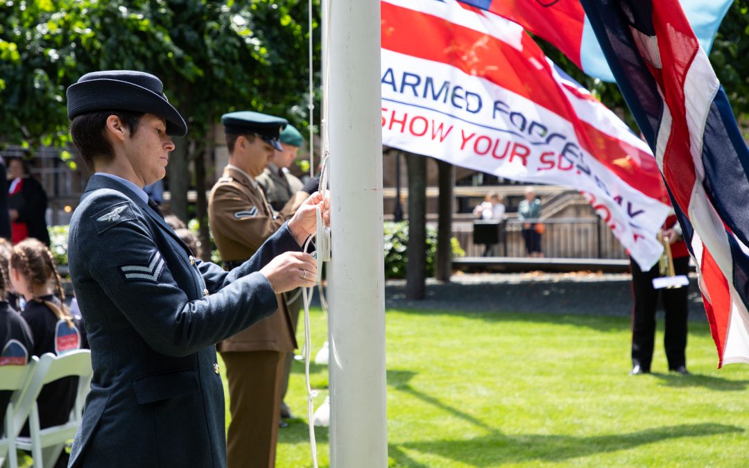 Flag Raising Ceremonies Mark The Start Of Armed Forces Week 2022
