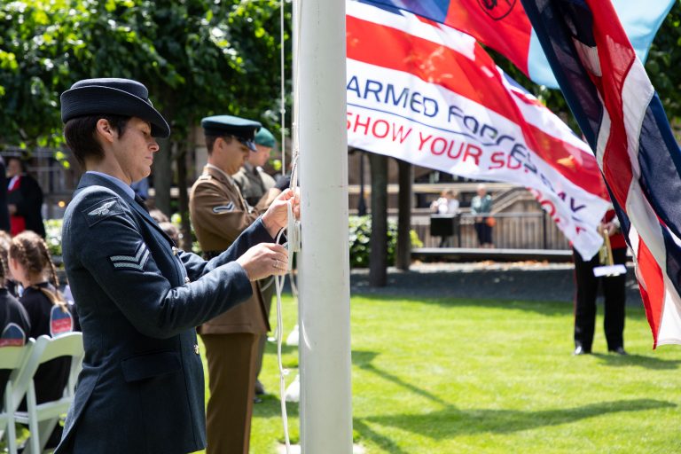 Flag Raising Ceremonies Mark The Start Of Armed Forces Week 2022