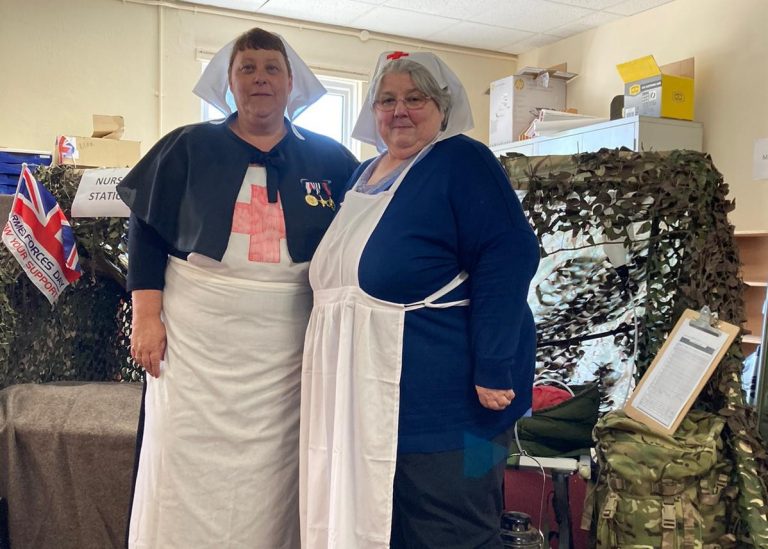 Sennybridge Pair Go Back To The Future For SSAFA