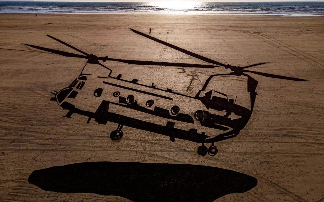 Beach Invasion: Giant Sand Sculpture Urges Holidaymakers To Stay Safe On MOD Training Ground