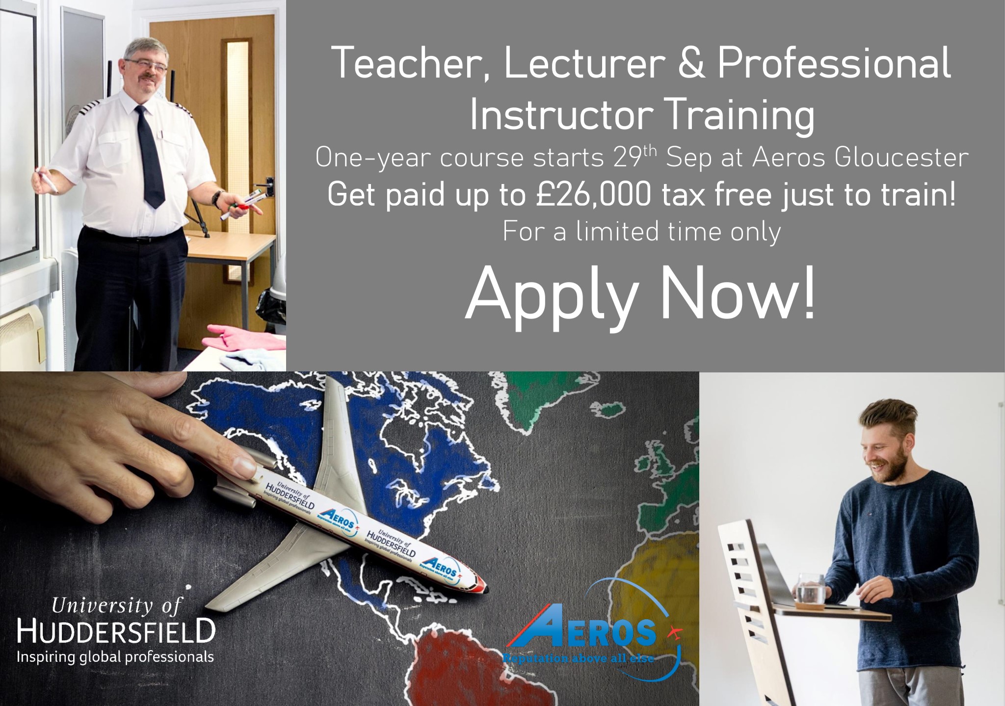 Aeros Group Announces Cutting-Edge Teacher Lecturer And Professional Instructor Training Partnership With The University Of Huddersfield
