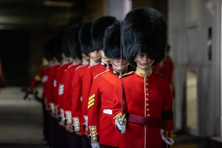 Images Of The Lying In State Of HM The Queen Dress Rehearsal