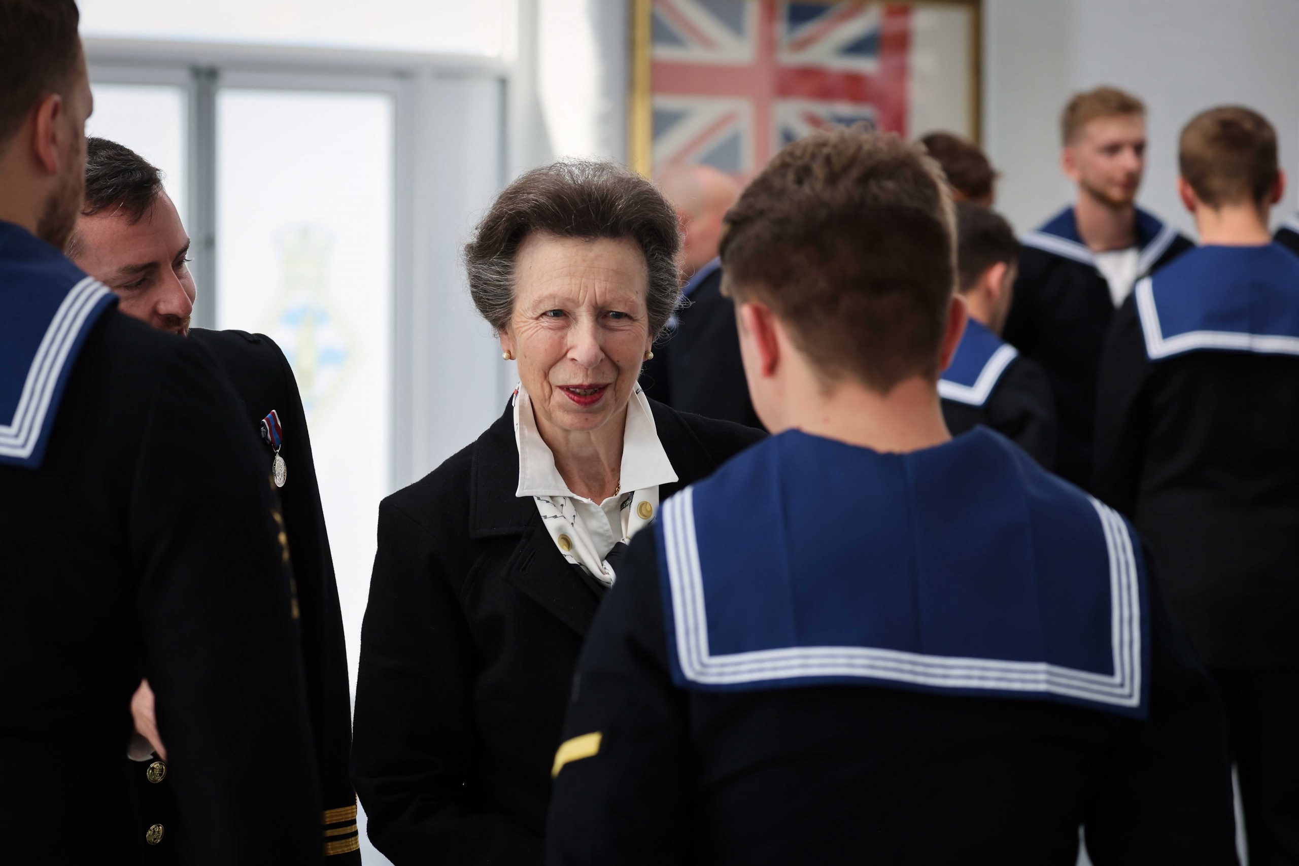 HRH Princess Anne Thanks Royal Navy For Their Part In HM Queen’s Funeral