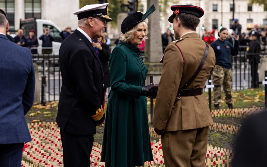 HRH The Queen Consort At Westminster Abbey Field Of Remembrance