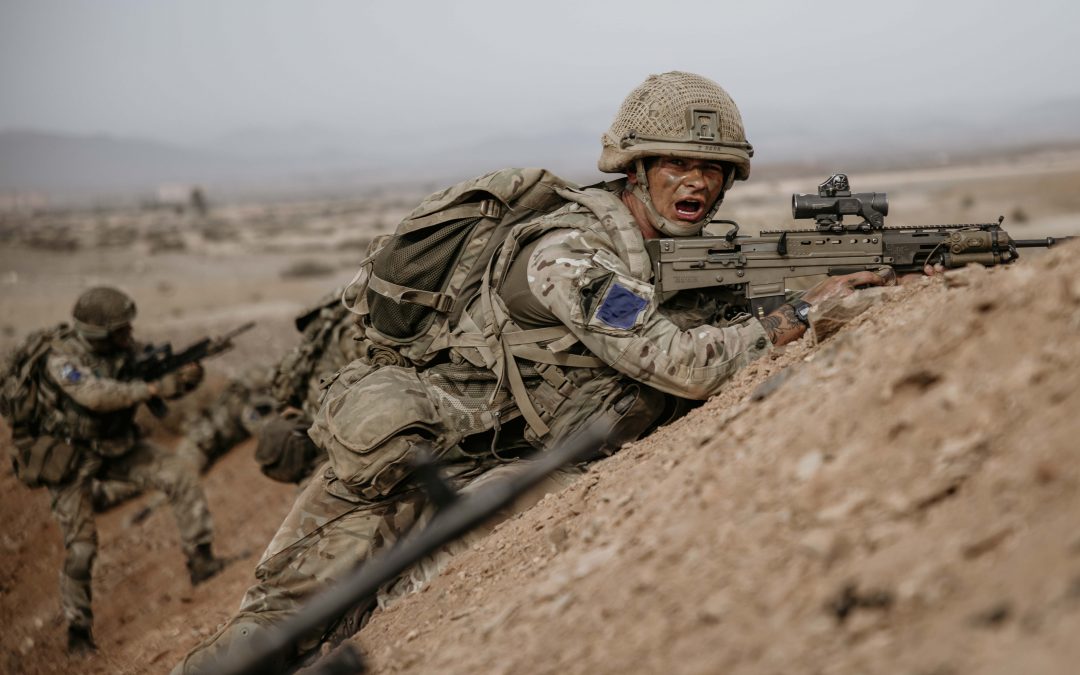 2 Para Train In Deserts Of Morocco On Exercise Jebel Sahara