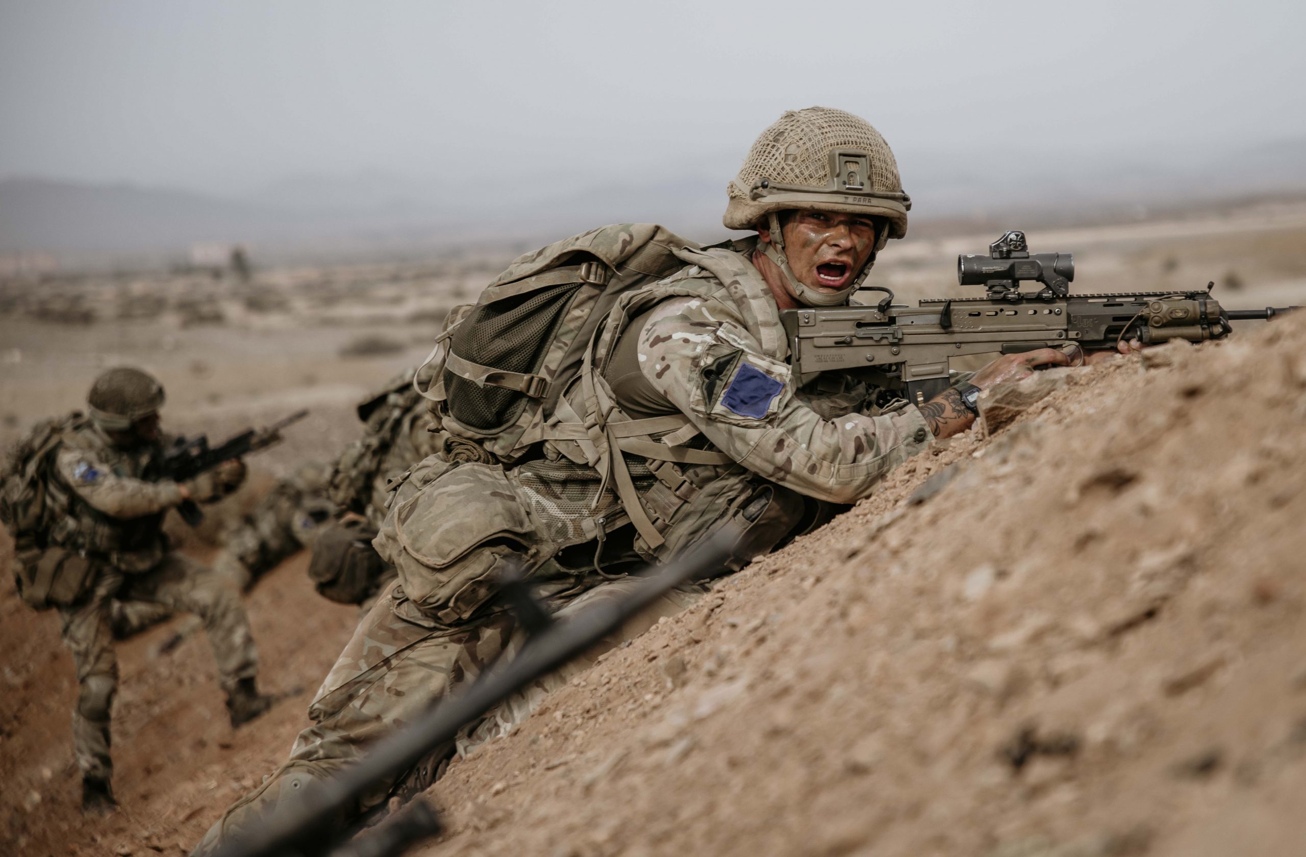 2 Para Train In Deserts Of Morocco On Exercise Jebel Sahara