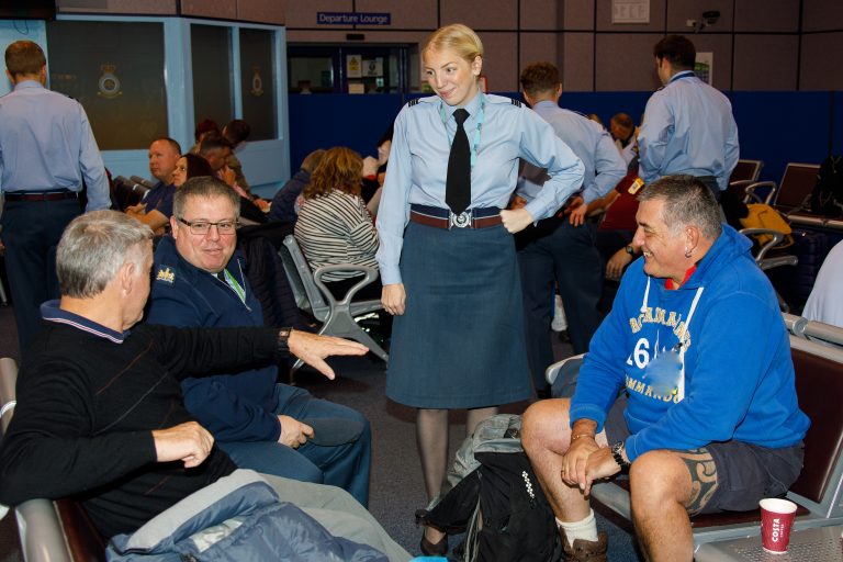 RAF Flight Departs For Falkland Islands As Part Of 40th Anniversary Commemoration