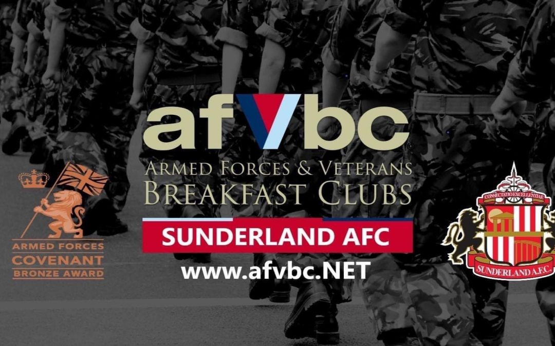 Sunderland AFC Becomes First Football Club To Host Armed Forces & Veterans Breakfast Club