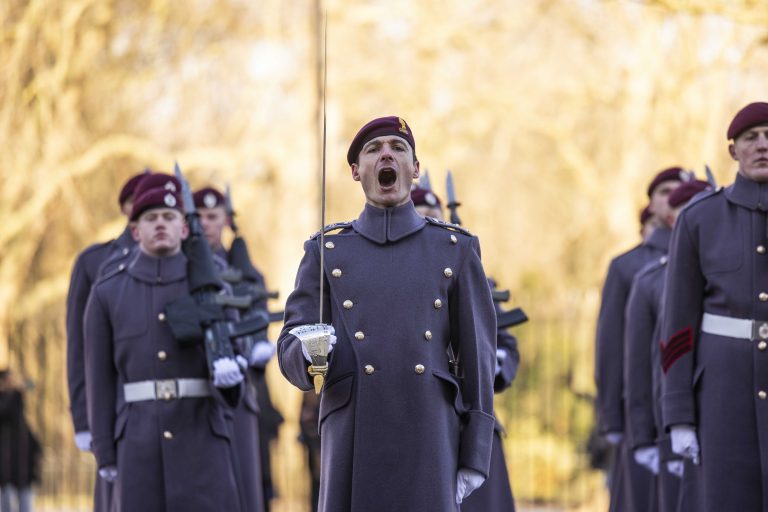 Airborne Sappers Training For Royal Guard Duties