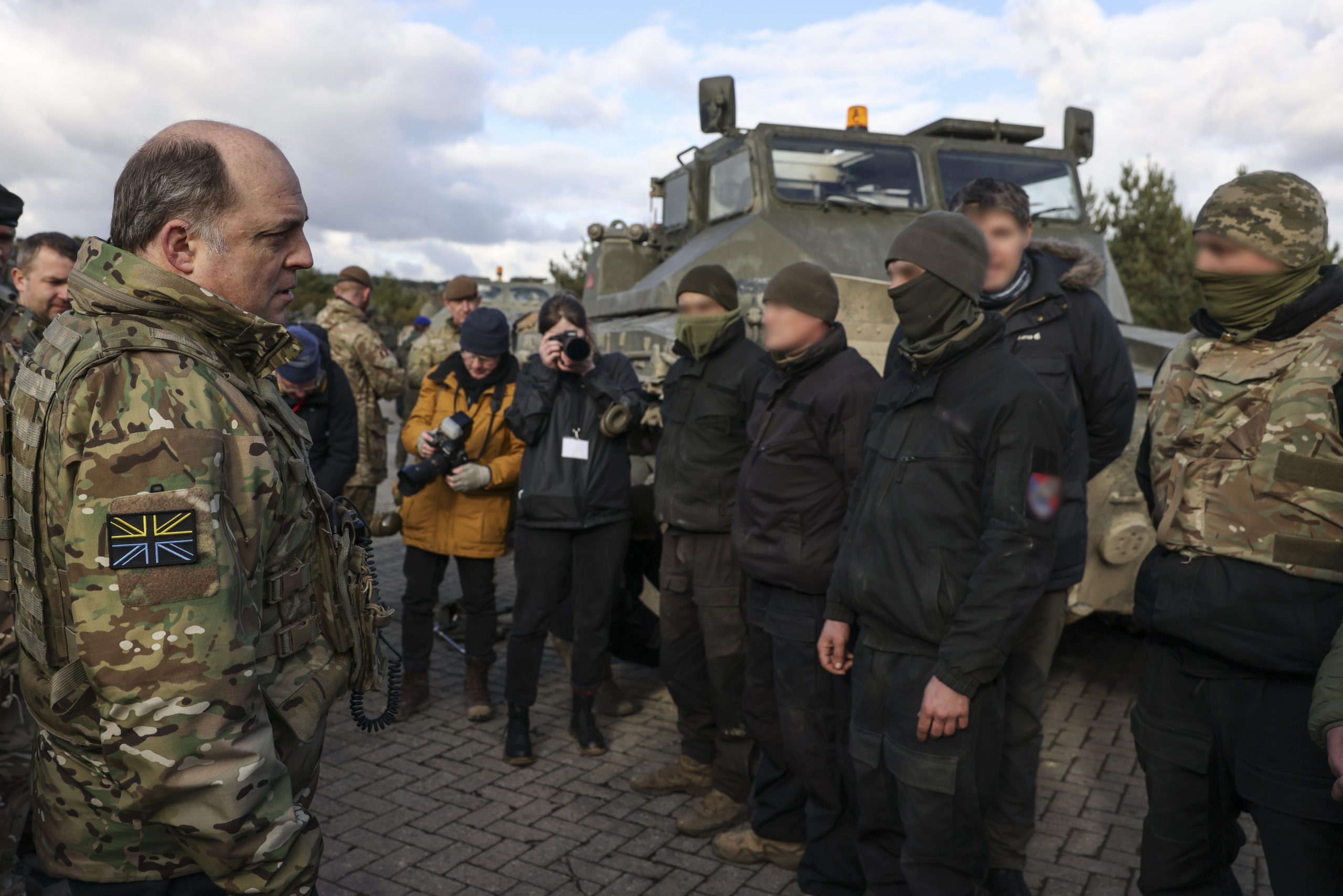 Ukrainian Soldiers Continue Training On Challenger 2 Tanks