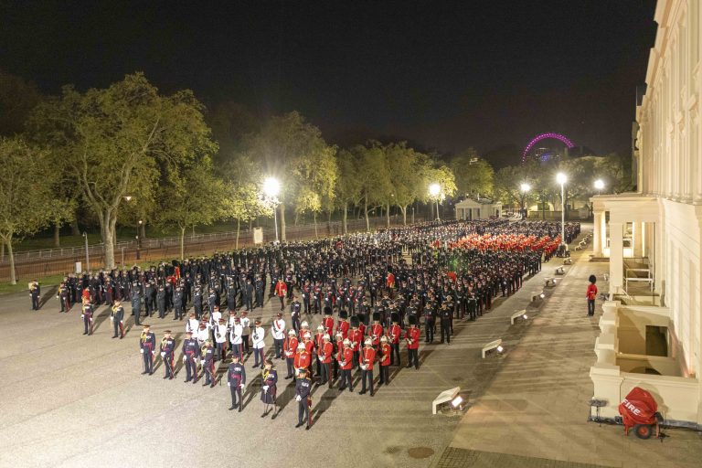 Final Full-Scale Rehearsal Of The Coronation Processions Takes Place