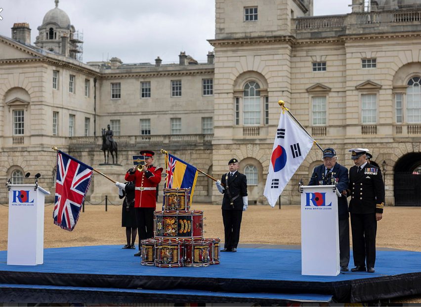 UK Remembers The Sacrifice Of The Armed Forces In The Korean War