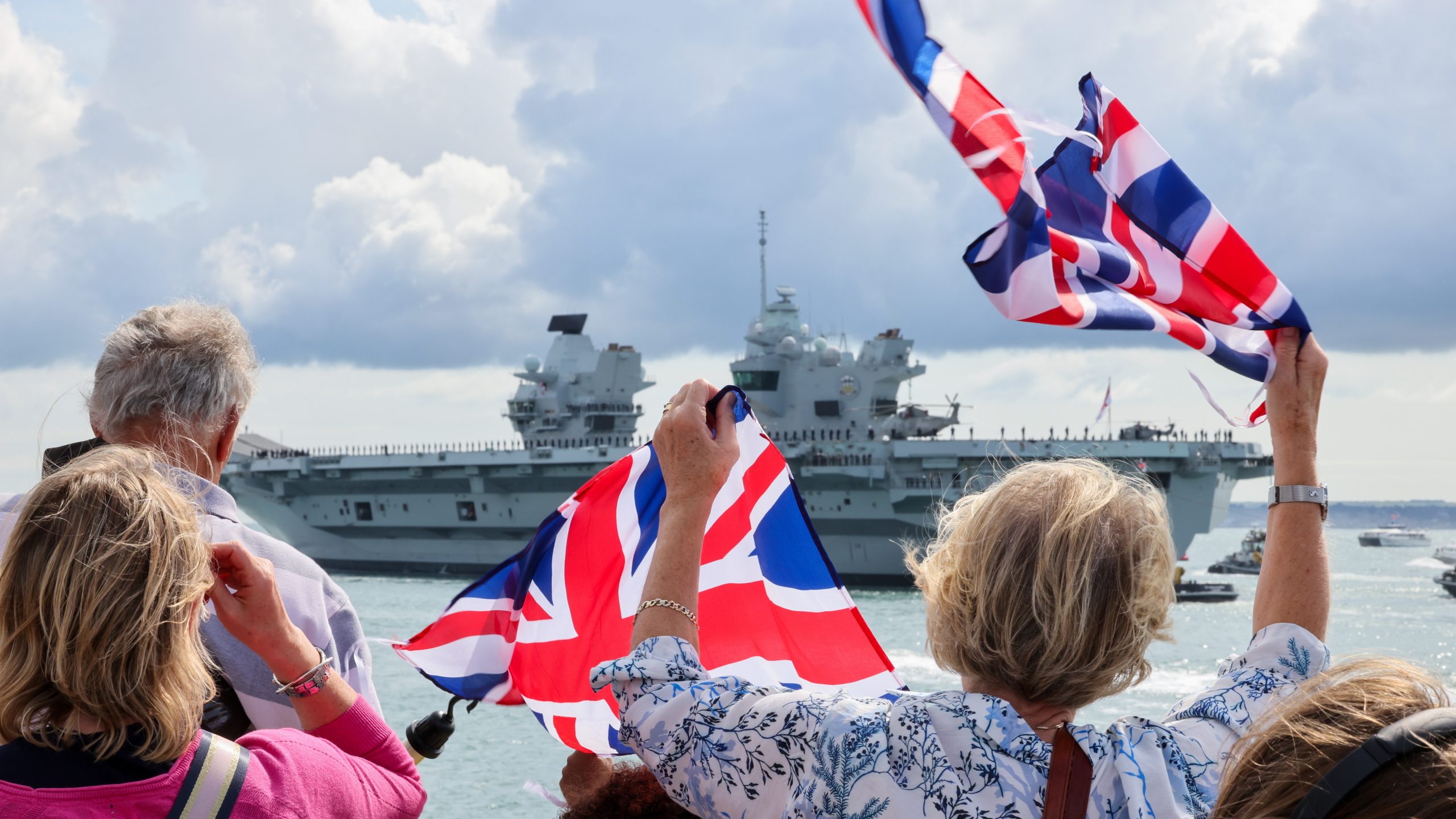 HMS Prince Of Wales Sets Sail For Operations