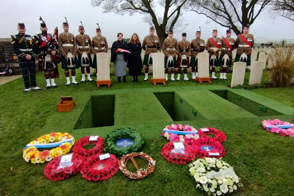 Three Great War Soldiers Buried With Full Military Honours In Belgium
