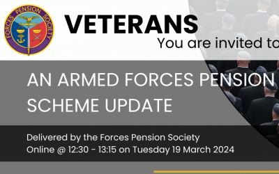 Veterans’ Pensions Update From The Forces Pension Society